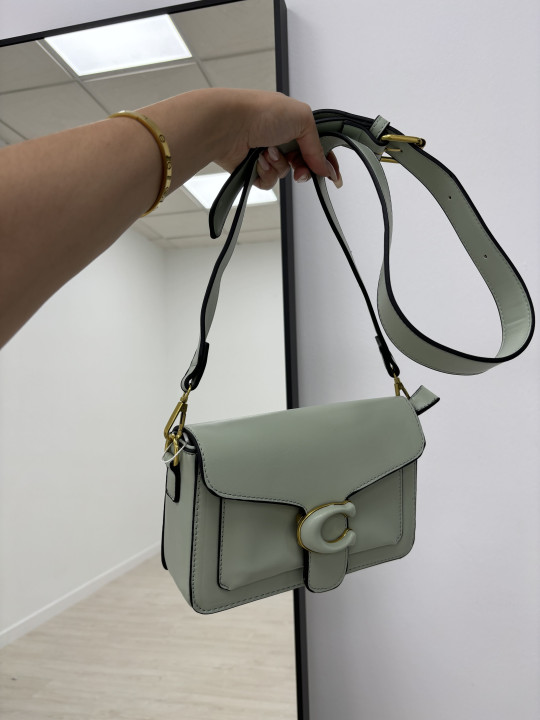 BOLSO COACH VERDE AGUA